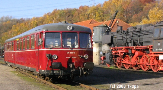 Akkutriebwagen ETA 515, 2003 in Bochum Dahlhausen, Foto Frank-D. Paßlick
