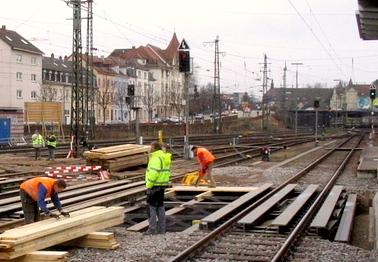 Bau der Südunterführung Offenburg Ost